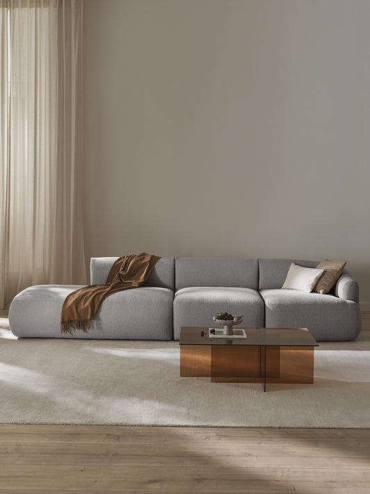 Fionwara Modular Chaise in Bouclé (2-Seater)