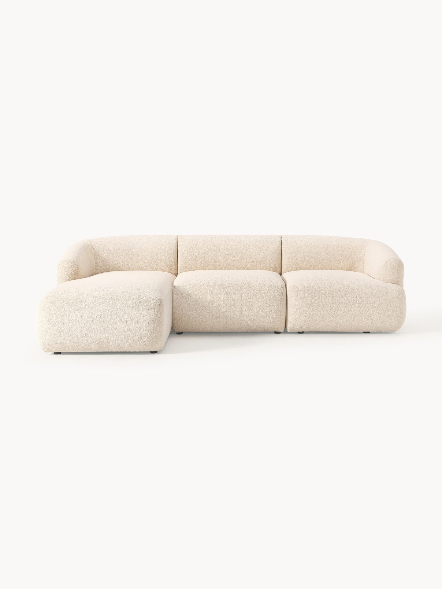 Fionwara Modular Corner Sofa (3-Seater) in Bouclé