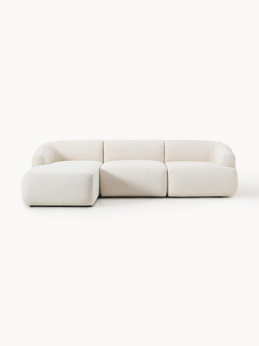 Fionwara Modular Corner Sofa (3-Seater) in Bouclé