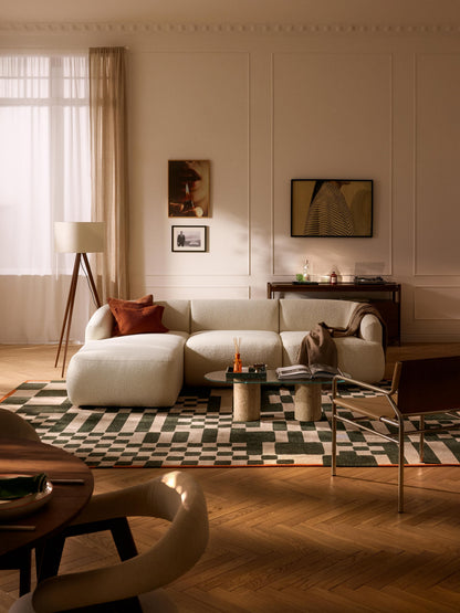 Fionwara Modular Corner Sofa (3-Seater) in Bouclé
