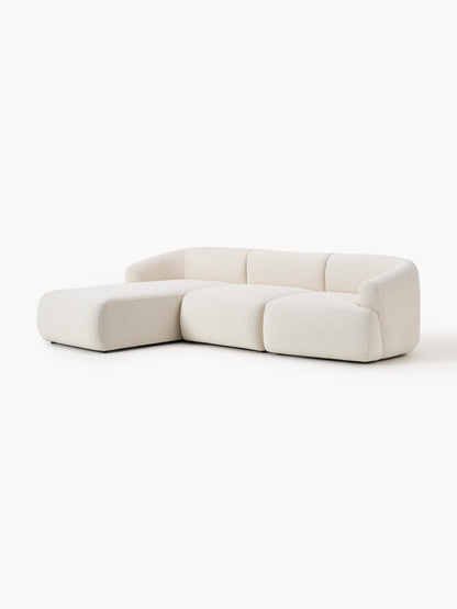 Fionwara Modular Corner Sofa (3-Seater) in Bouclé