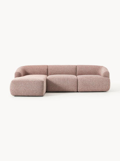 Fionwara Modular Corner Sofa (3-Seater) in Bouclé