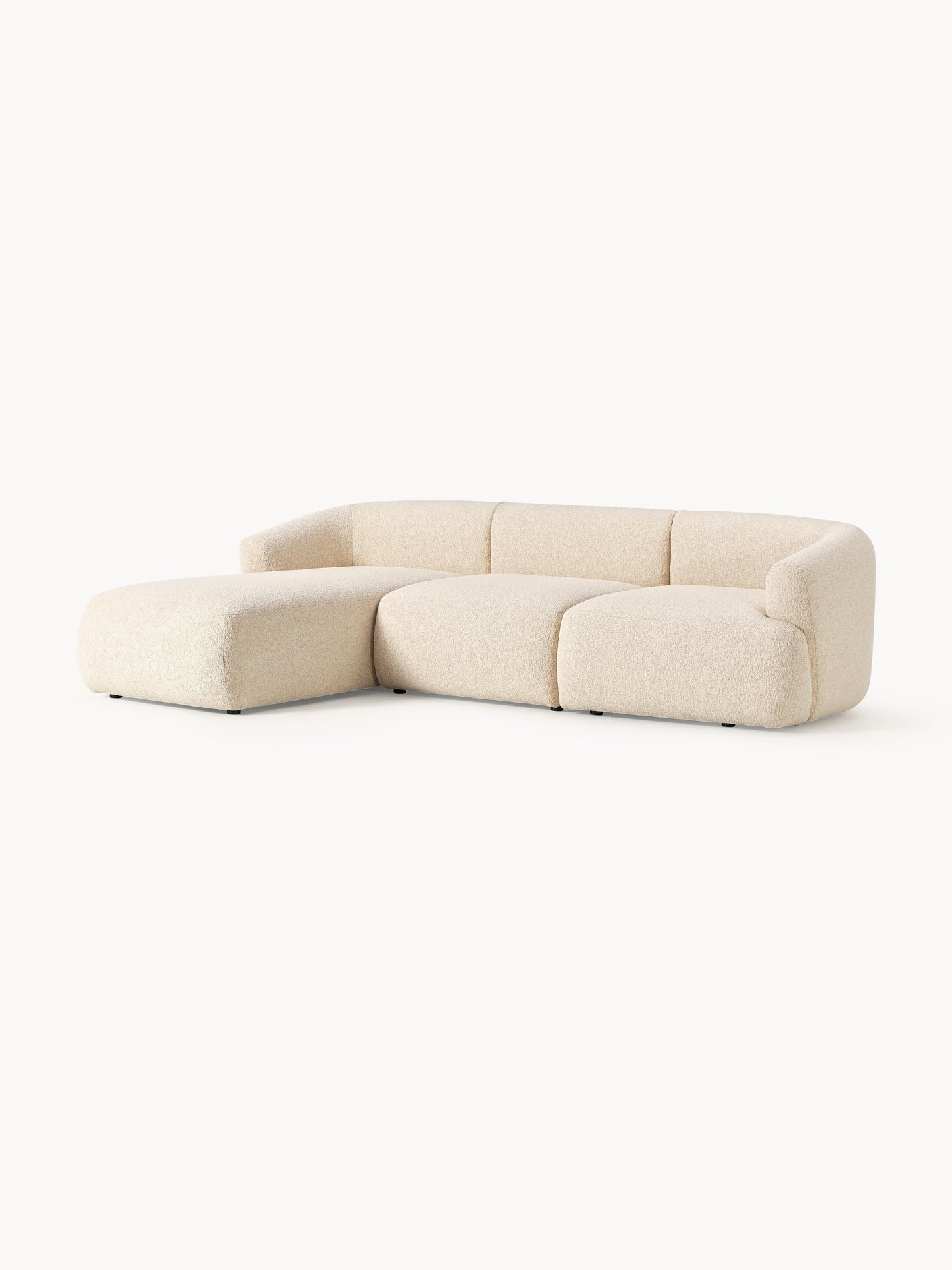Fionwara Modular Corner Sofa (3-Seater) in Bouclé