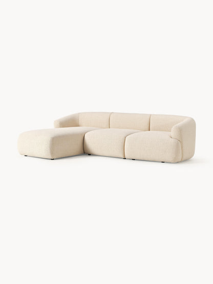Fionwara Modular Corner Sofa (3-Seater) in Bouclé