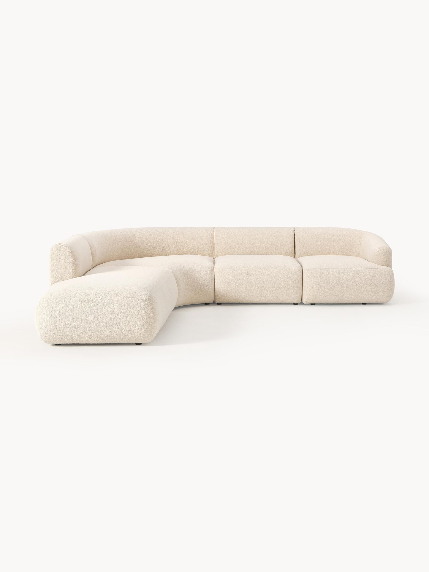 Fionwara Modular Corner Sofa (4-Seater) in Bouclé