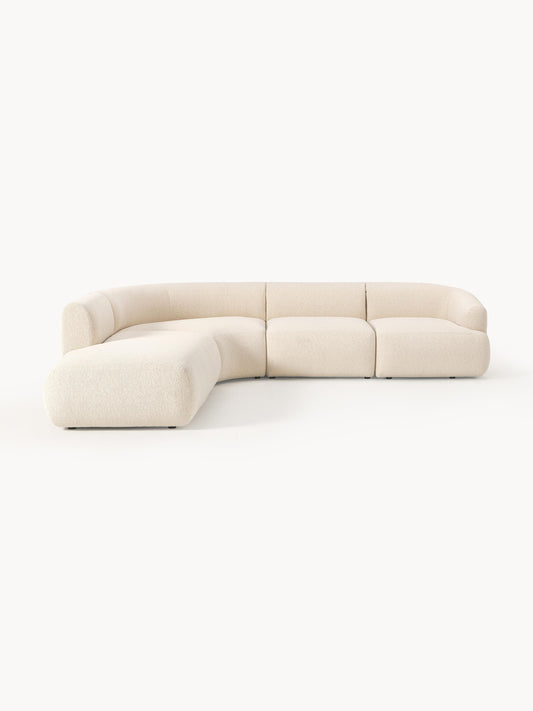 Fionwara Modular Corner Sofa (4-Seater) in Bouclé