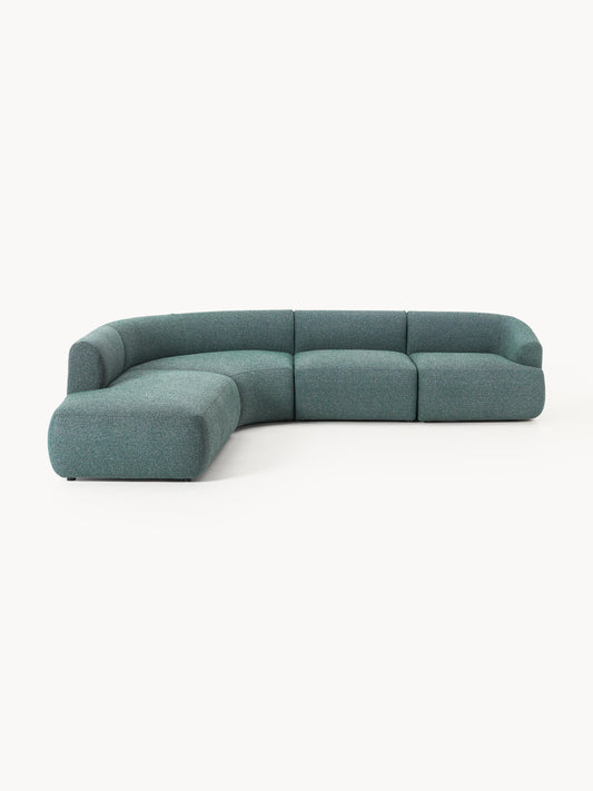 Fionwara Modular Corner Sofa (4-Seater) in Bouclé