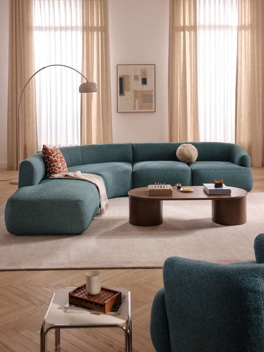Fionwara Modular Corner Sofa (4-Seater) in Bouclé