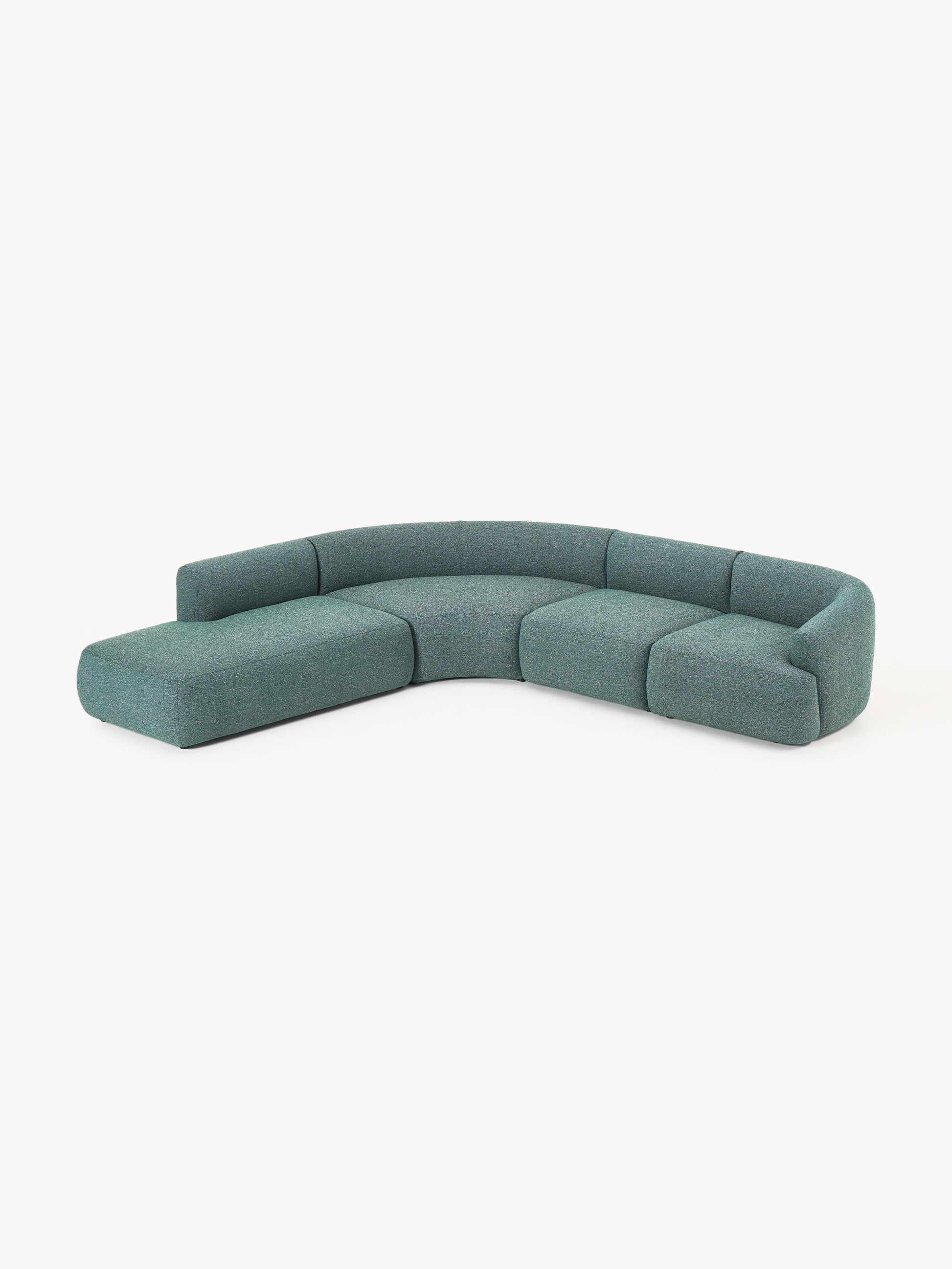 Fionwara Modular Corner Sofa (4-Seater) in Bouclé
