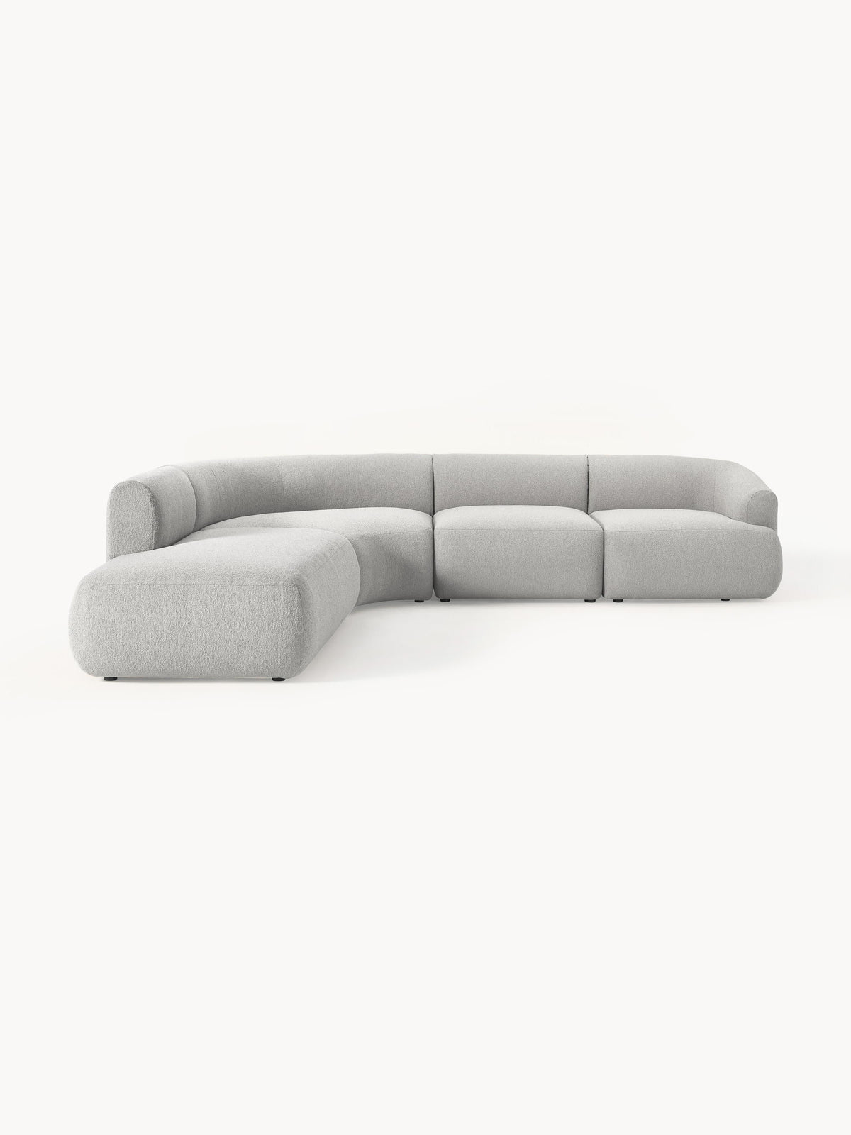 Fionwara Modular Corner Sofa (4-Seater) in Bouclé
