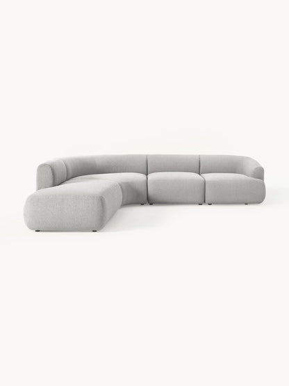 Fionwara Modular Corner Sofa (4-Seater) in Bouclé