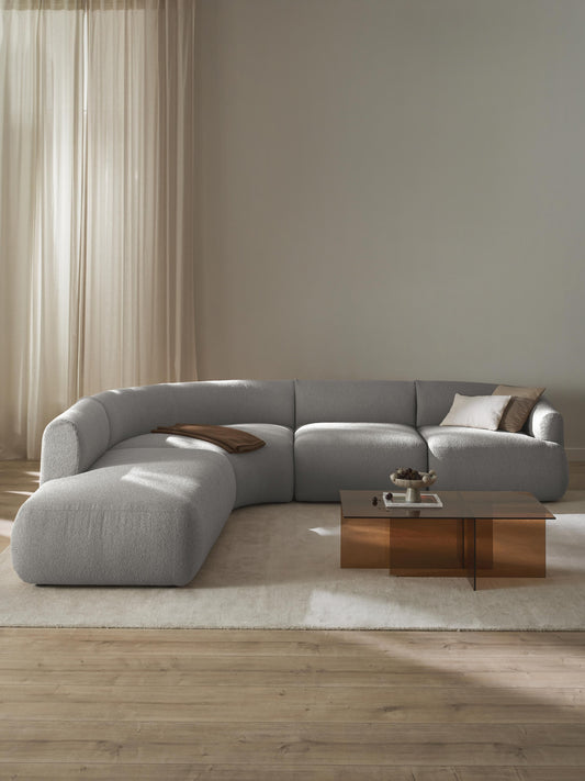 Fionwara Modular Corner Sofa (4-Seater) in Bouclé