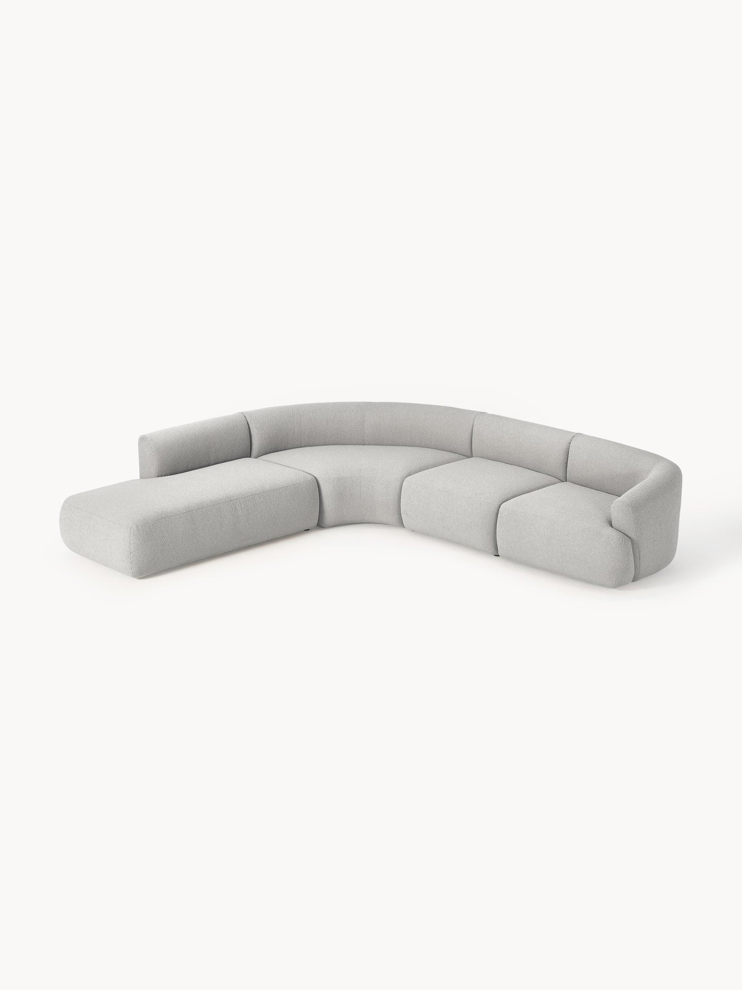 Fionwara Modular Corner Sofa (4-Seater) in Bouclé