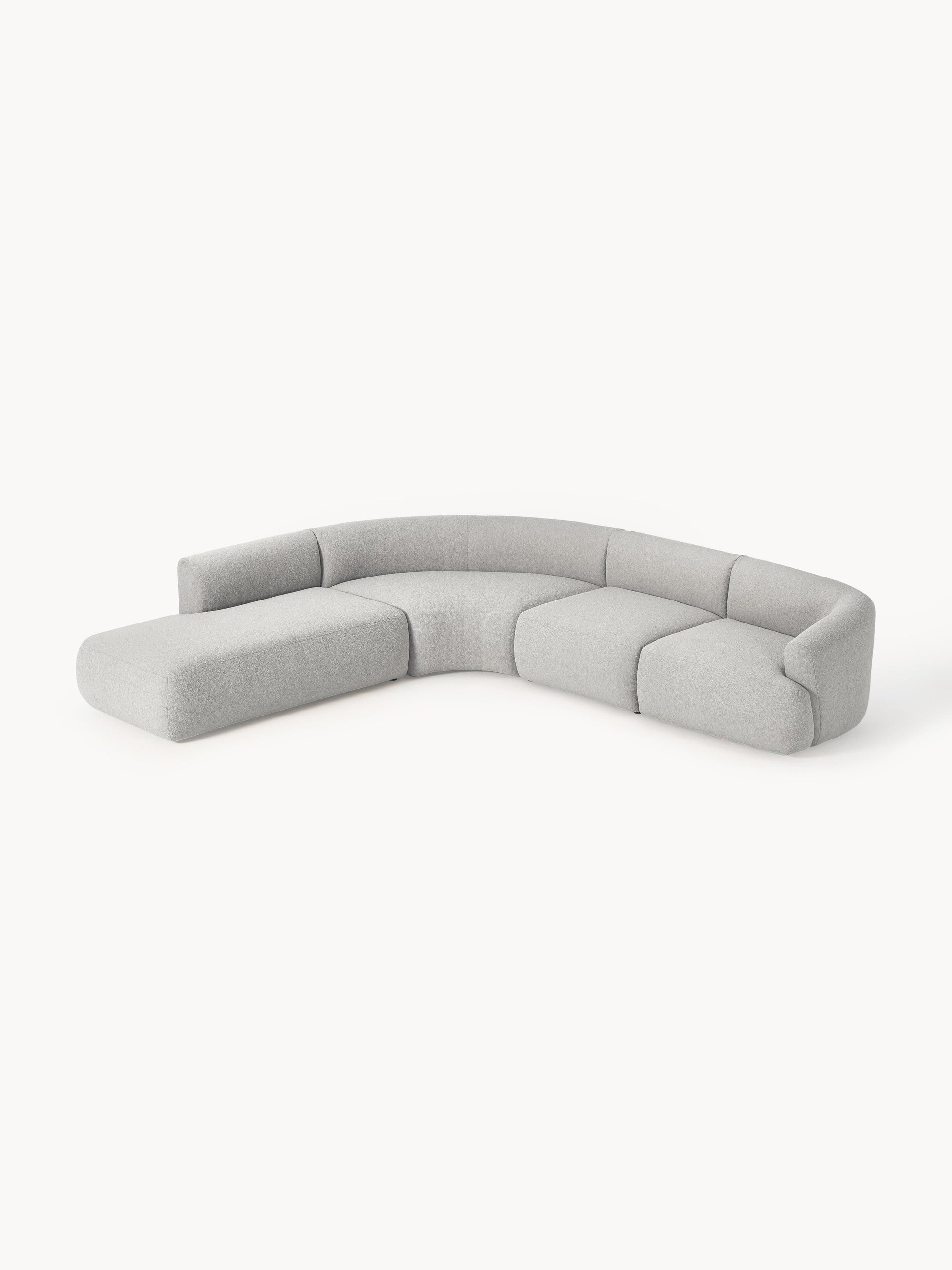 Fionwara Modular Corner Sofa (4-Seater) in Bouclé