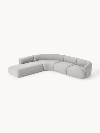 Fionwara Modular Corner Sofa (4-Seater) in Bouclé