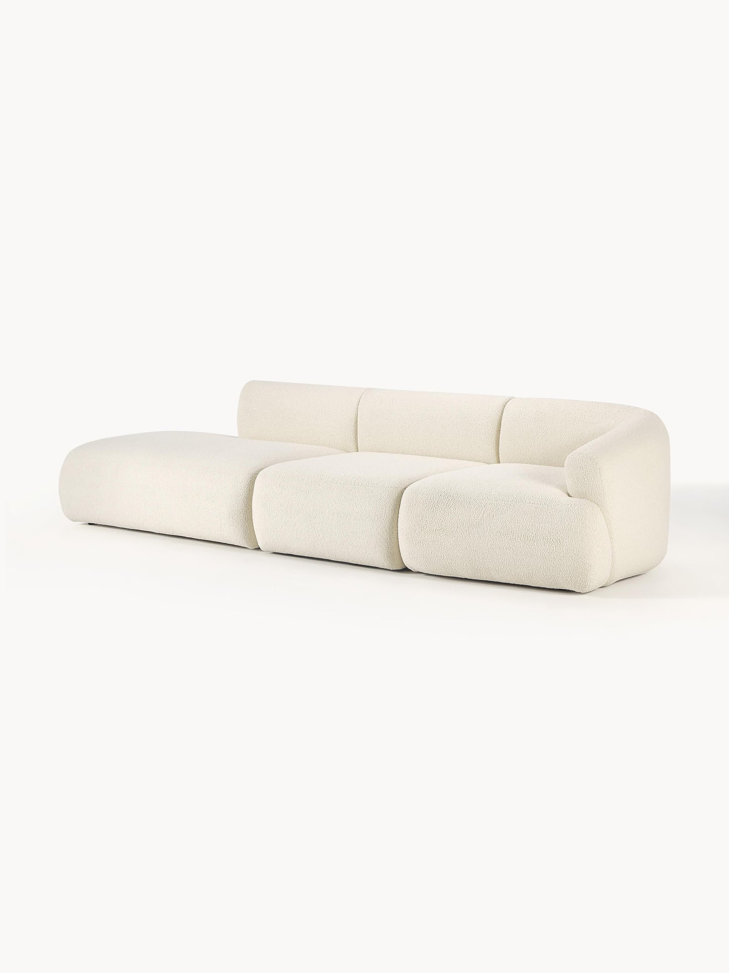 Fionwara Modular Ottoman in Teddy (3-Seater)