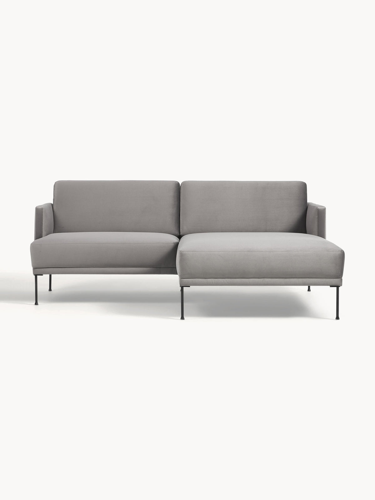Fluvraine Small Corner Sofa in Velvet