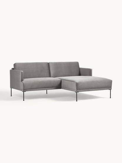 Fluvraine Small Corner Sofa in Velvet