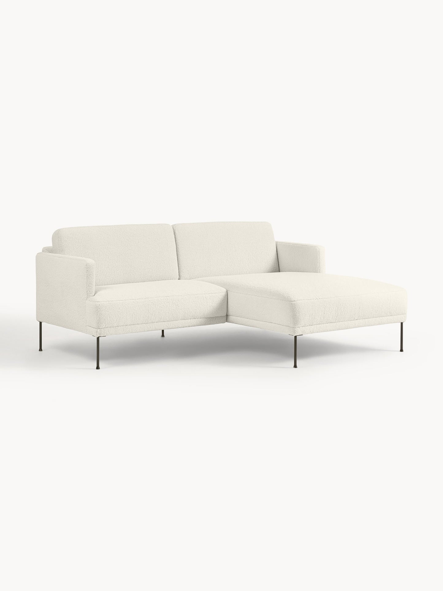 Fluvraine Small Teddy Fabric Corner Sofa