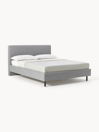 Giulverne Upholstered Bed with Wooden Feet