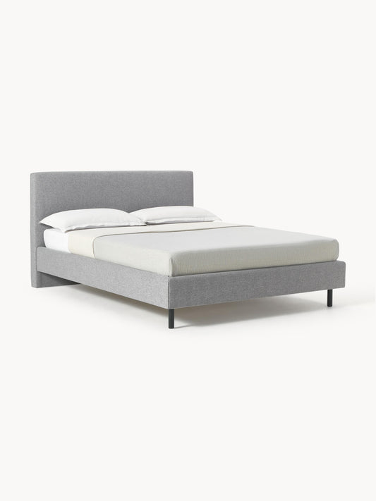 Giulverne Upholstered Bed with Wooden Feet