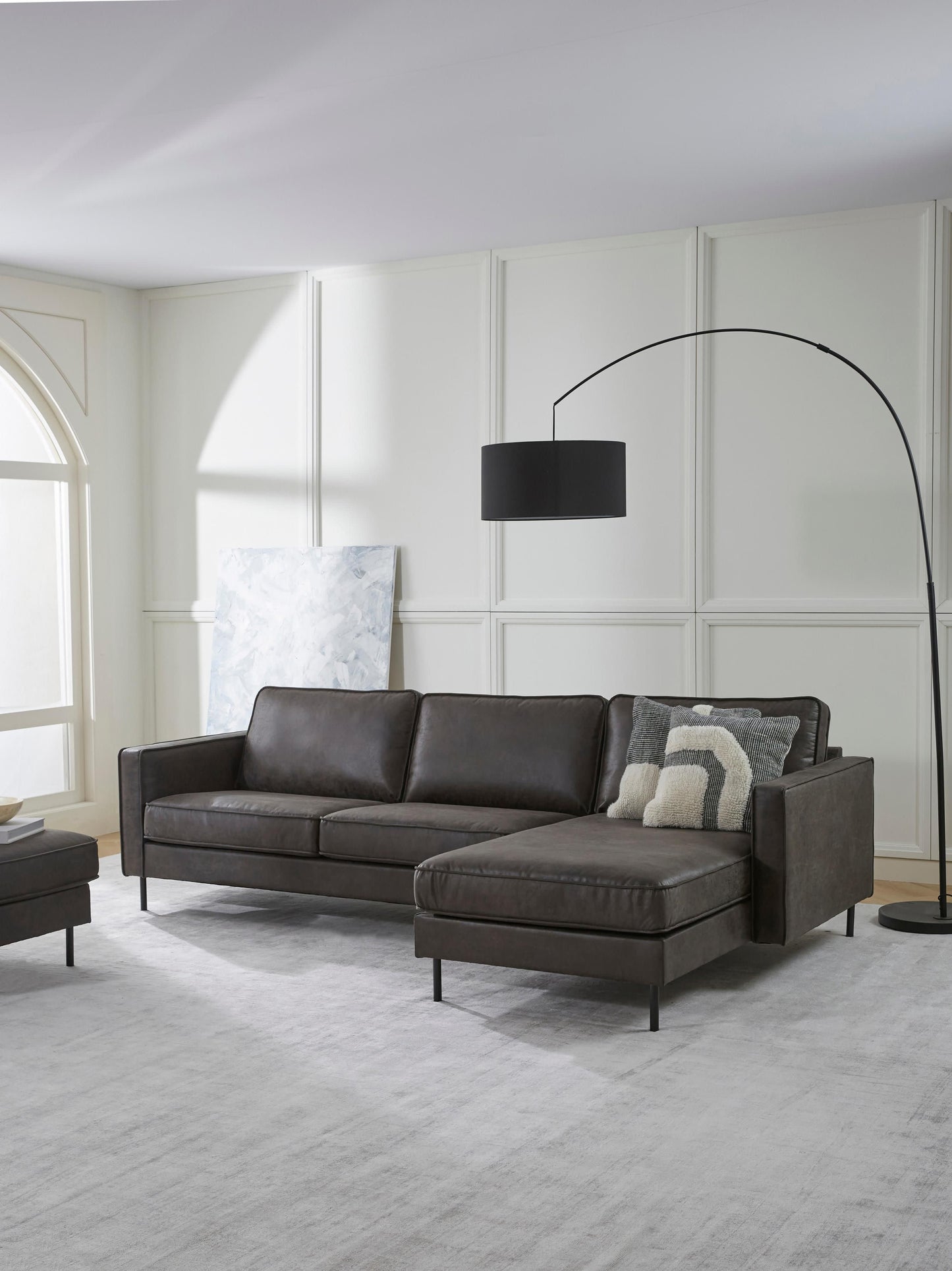 Huntbrae Corner Sofa (3-Seater) in Leather