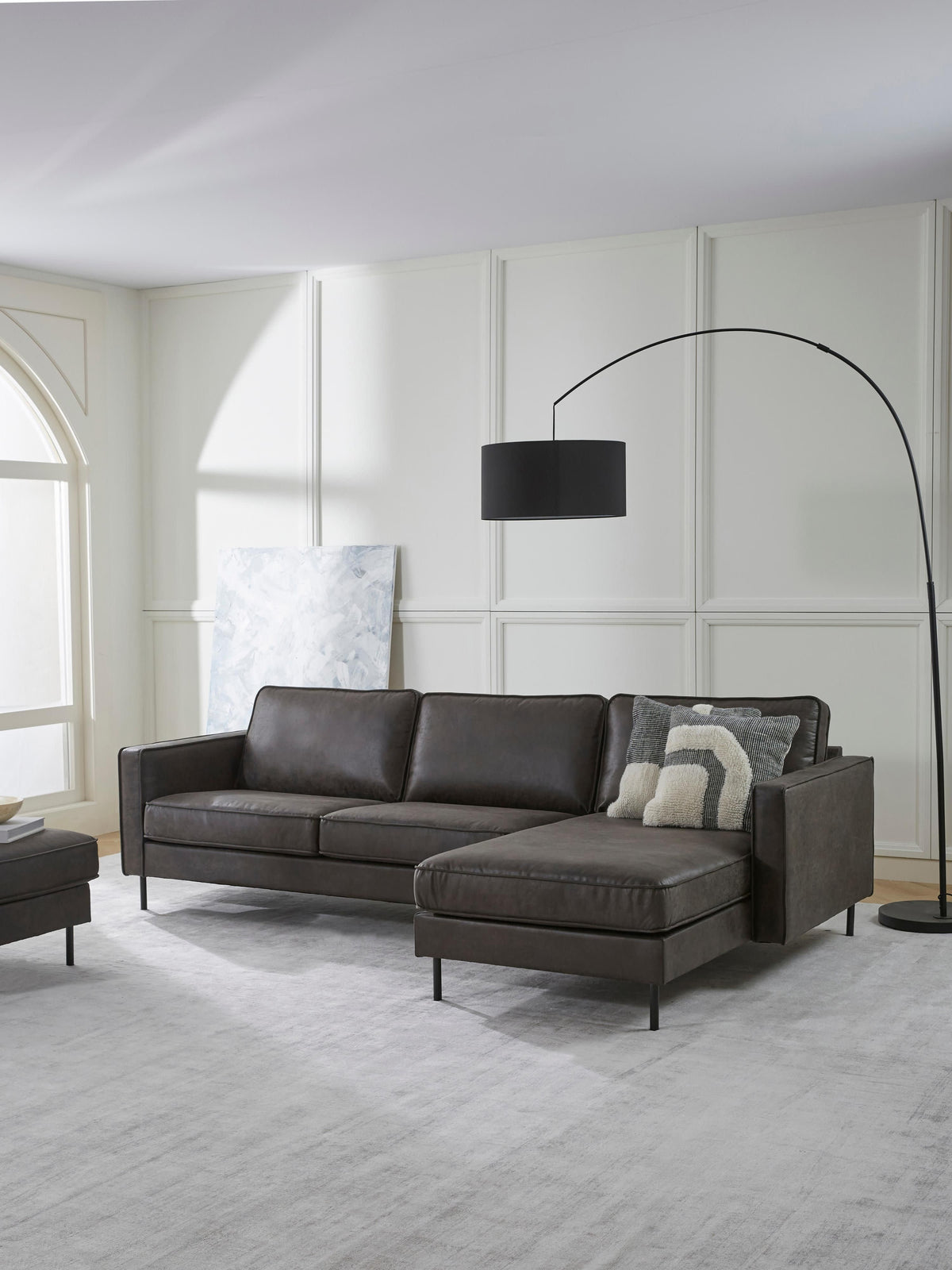 Huntbrae Corner Sofa (3-Seater) in Leather