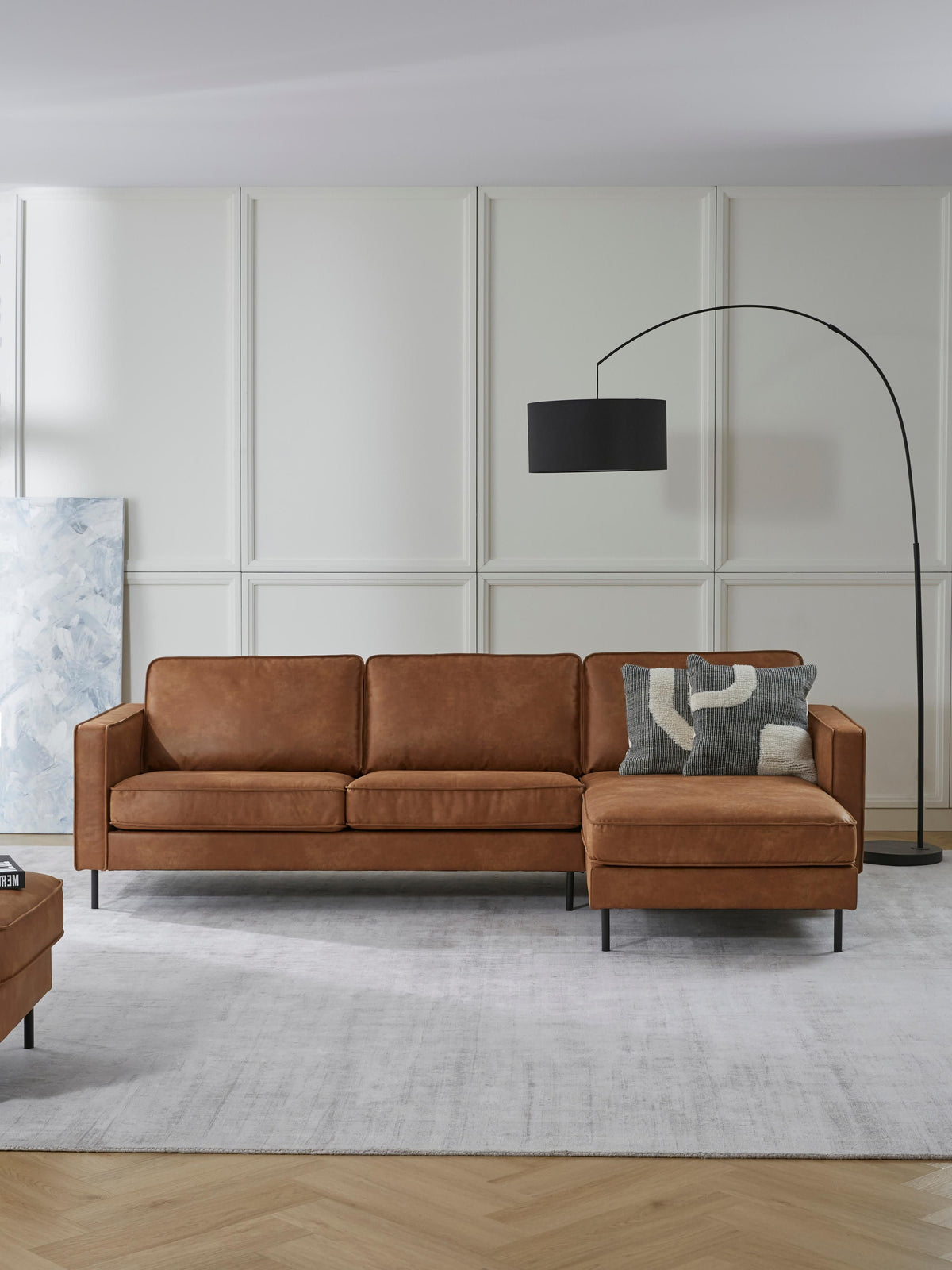 Huntbrae Corner Sofa (3-Seater) in Leather