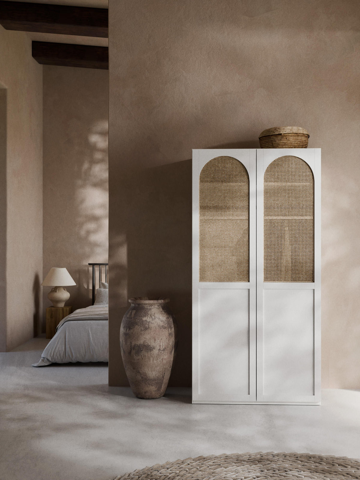 Jeanmarel Modular Hinged-Door Wardrobe, 100 cm Wide, in Various Sizes