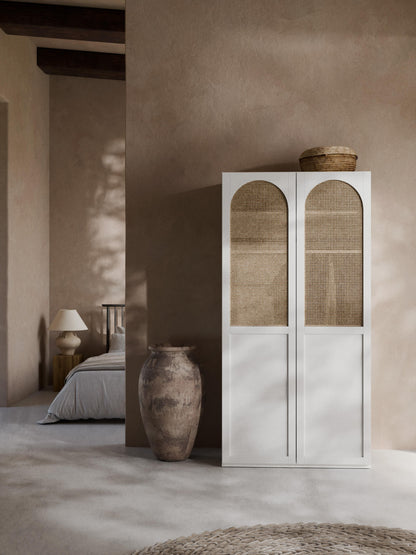 Jeanmarel Modular Hinged-Door Wardrobe, 100 cm Wide, in Various Sizes