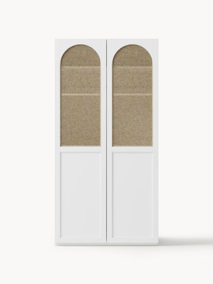 Jeanmarel Modular Hinged-Door Wardrobe, 100 cm Wide, in Various Sizes