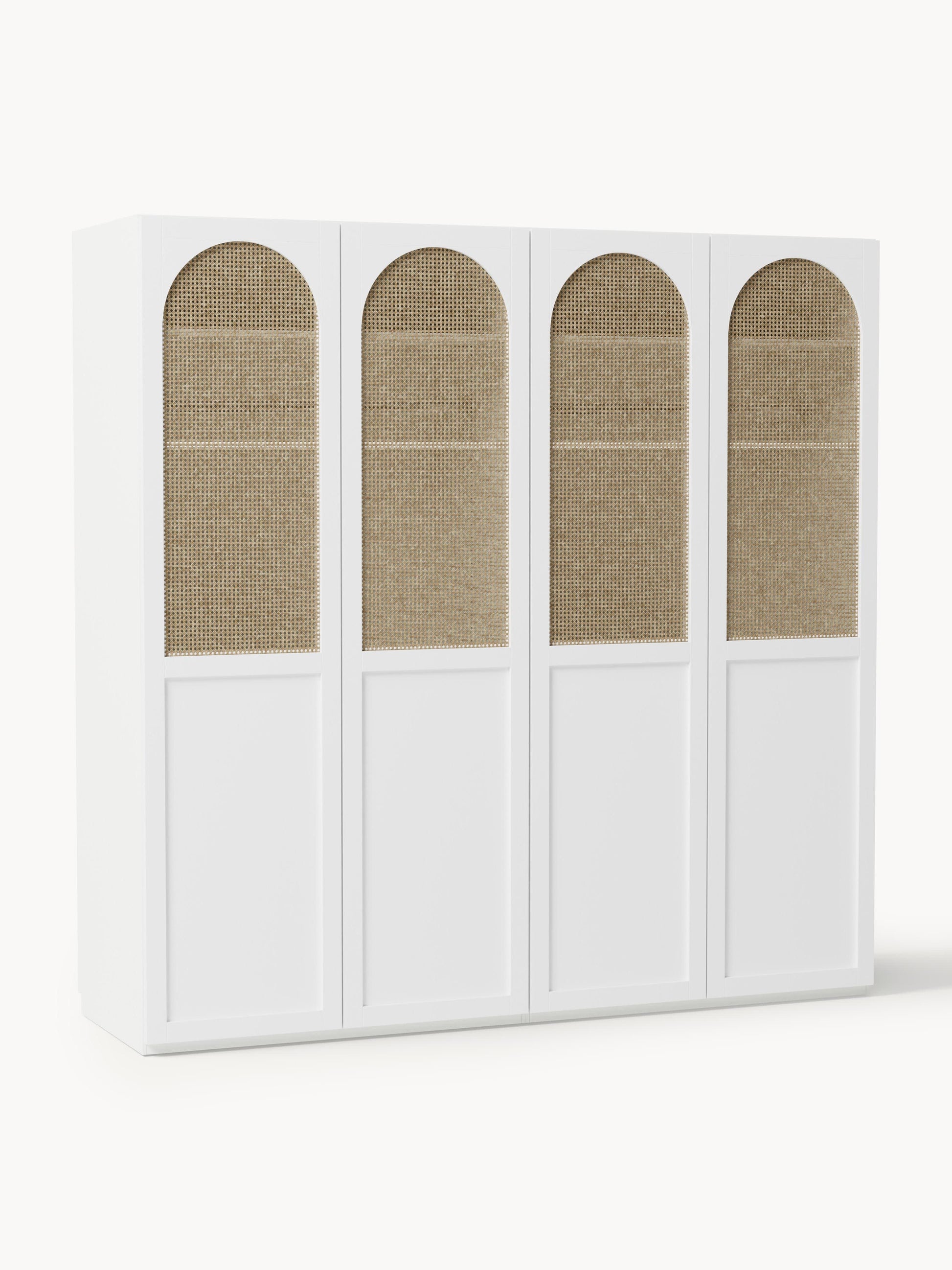 Jeanmarel Modular Hinged-Door Wardrobe, 200 cm Wide, in Various Sizes