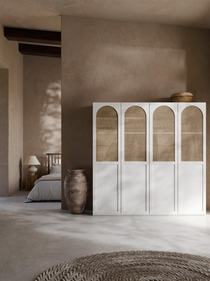 Jeanmarel Modular Hinged-Door Wardrobe, 200 cm Wide, in Various Sizes