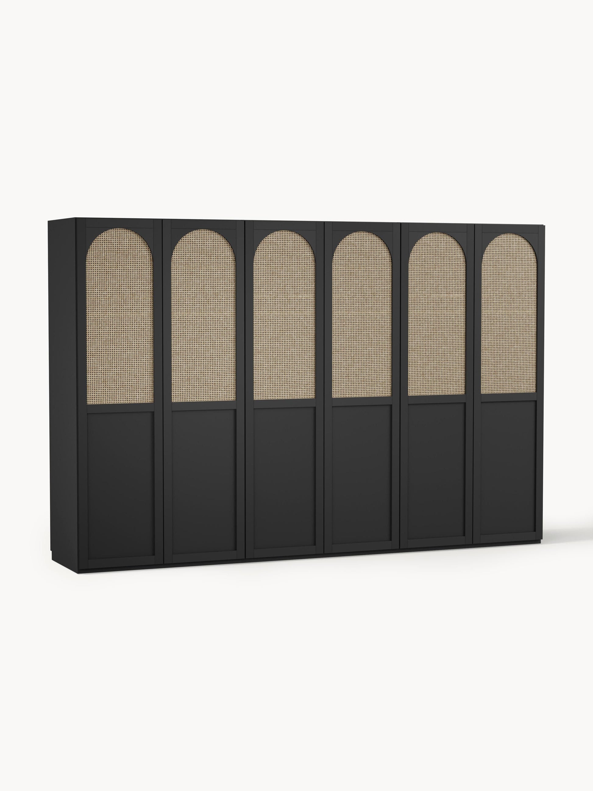 Jeanmarel Modular Hinged-Door Wardrobe, 300 cm Wide, in Various Sizes
