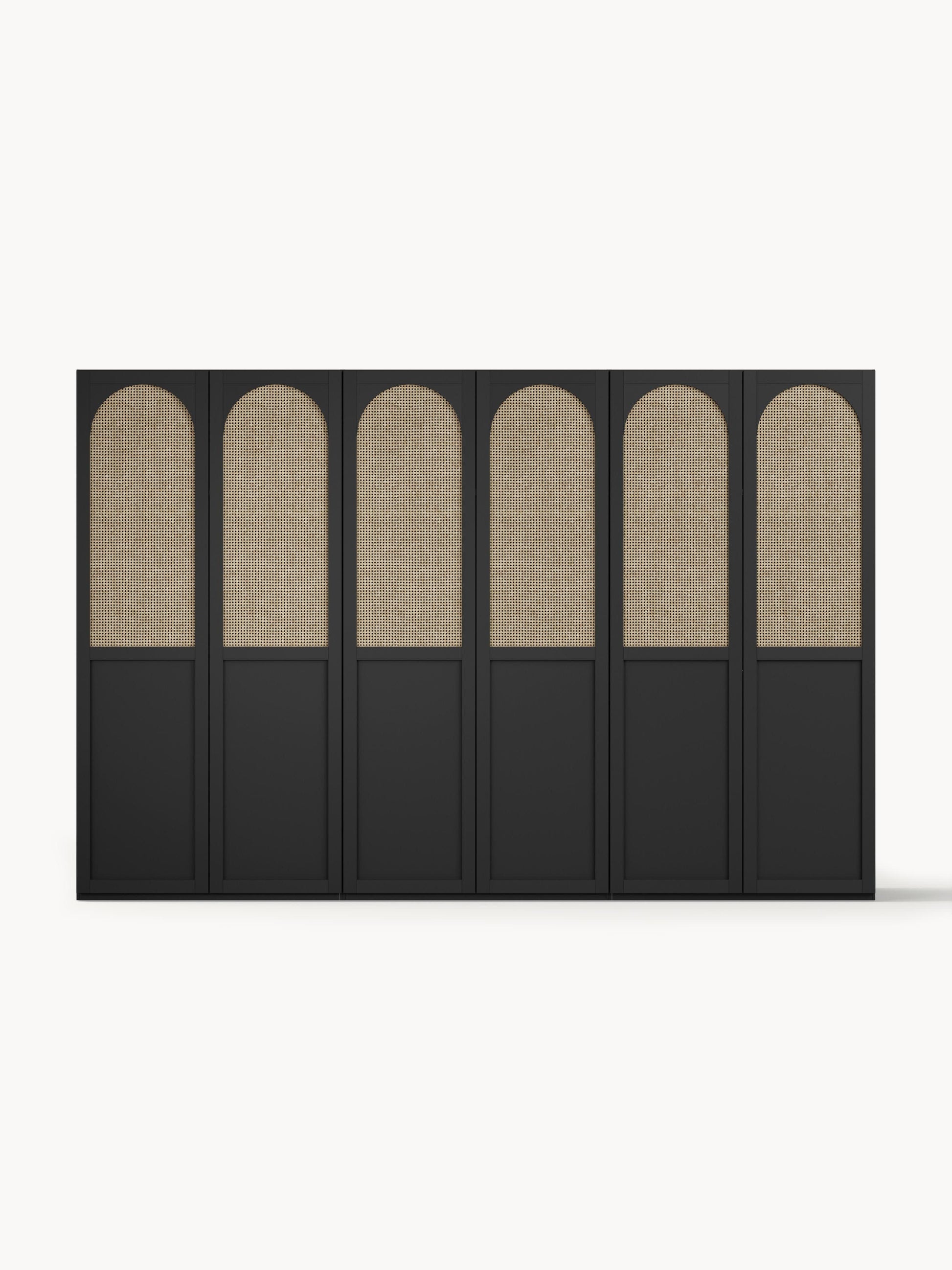 Jeanmarel Modular Hinged-Door Wardrobe, 300 cm Wide, in Various Sizes