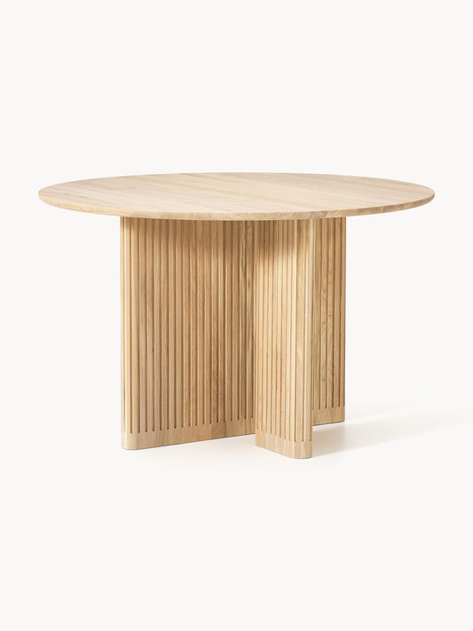 Jolmirren Round Oak Dining Table, Ø 120 cm