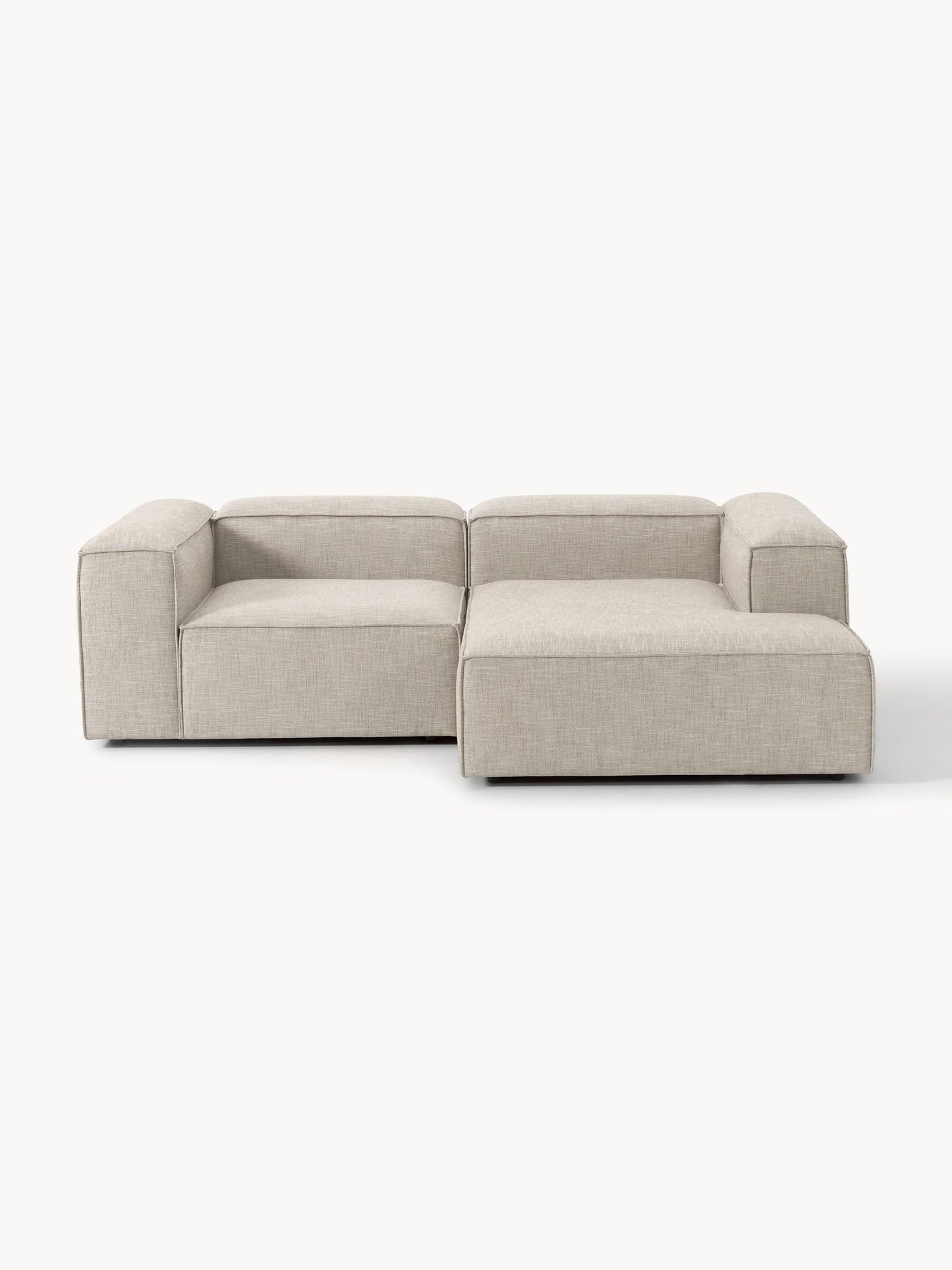 Lenmoray Linen Blend Corner Sofa, Modular (2-Seater)