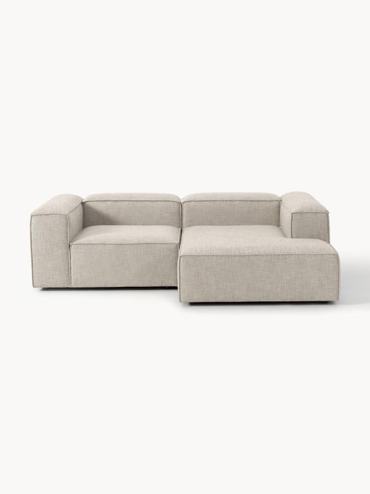Lenmoray Linen Blend Corner Sofa, Modular (2-Seater)