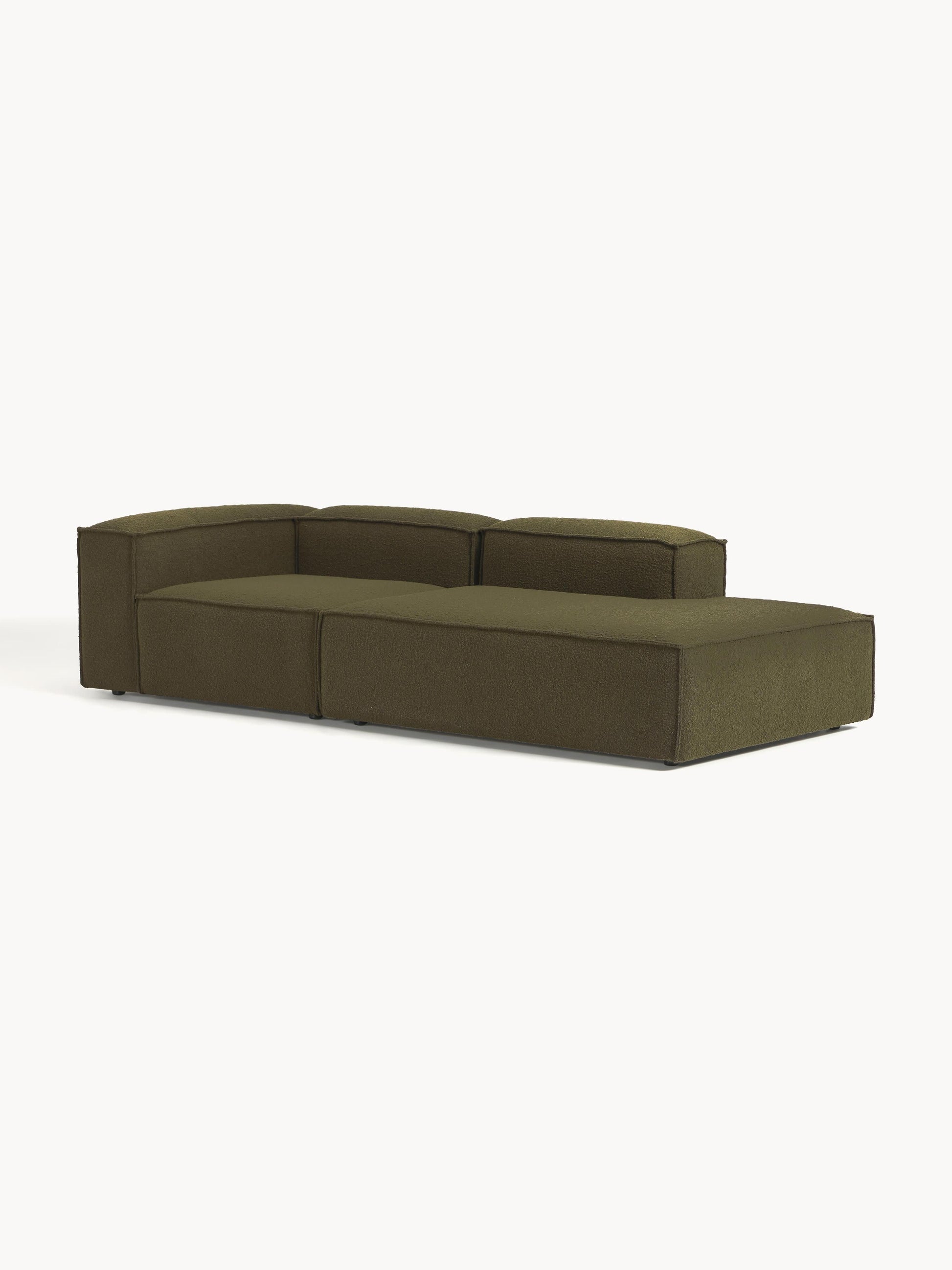 Lenmoray Modular Bouclé Ottoman