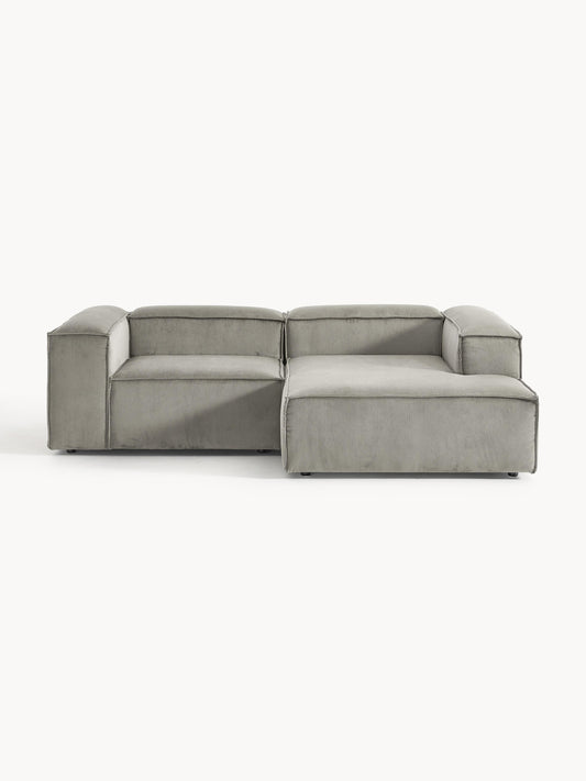 Lenmoray Modular Corduroy Corner Sofa (2-Seater)
