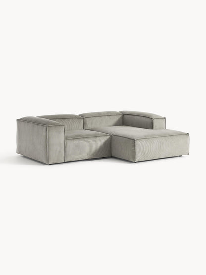 Lenmoray Modular Corduroy Corner Sofa (2-Seater)