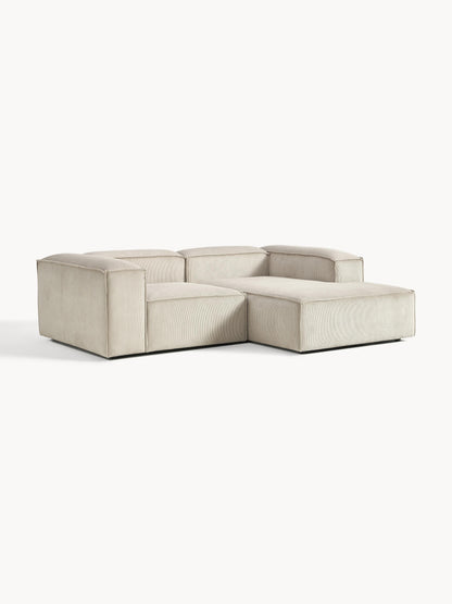 Lenmoray Modular Corduroy Corner Sofa (2-Seater)