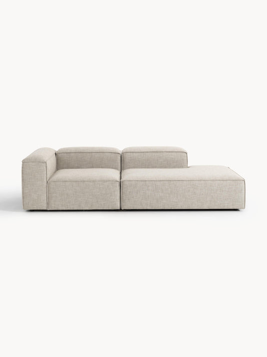 Lenmoray Modular Linen Blend Ottoman