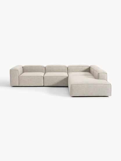 Lenmoray Modular XL Corner Sofa (4-Seater) in Linen Blend
