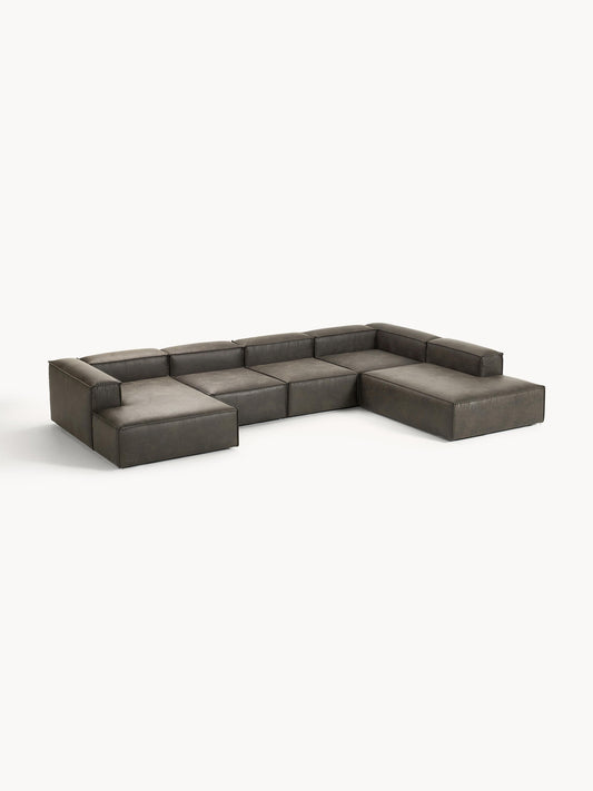 Lenmoray Modular XL Leather Sofa