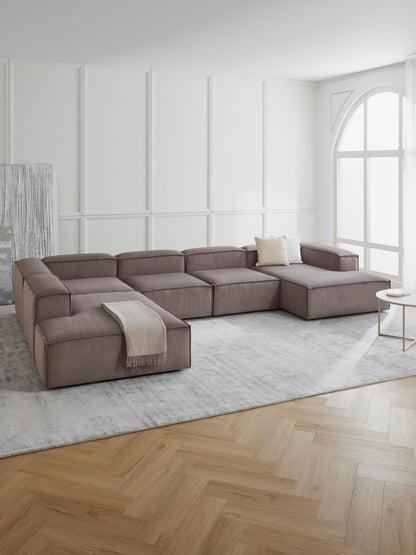 Lenmoray Ottoman Corner Module in Corduroy