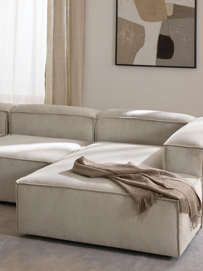 Lenmoray Ottoman Corner Module in Corduroy