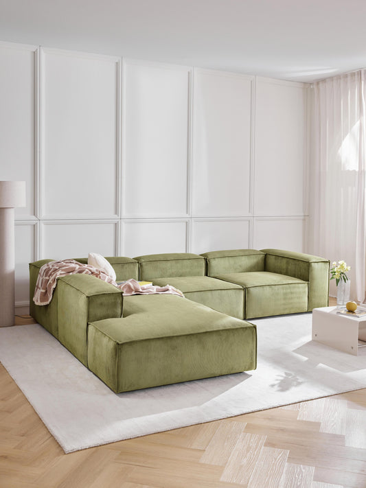 Lenmoray Ottoman Module in Corduroy