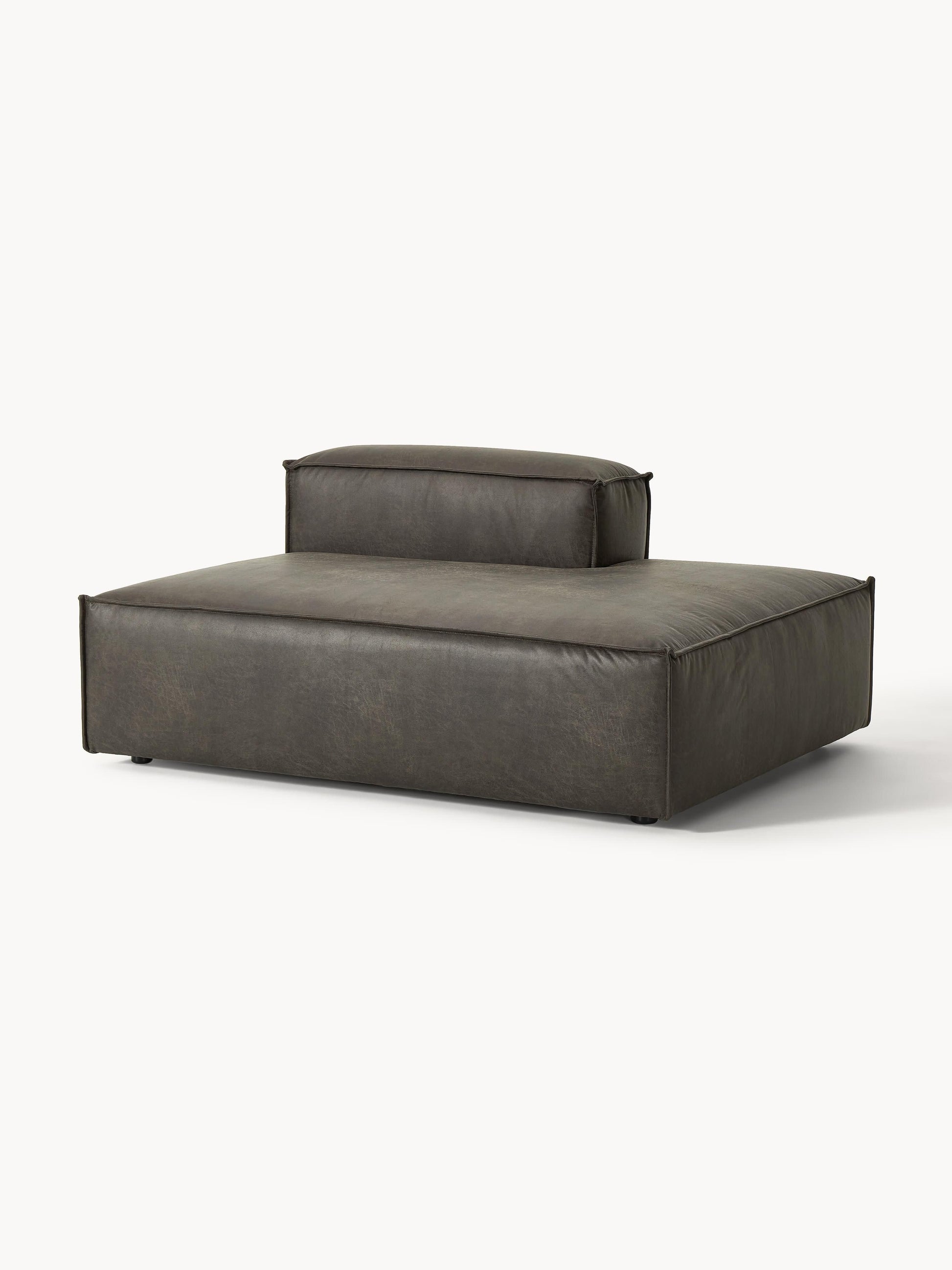 Lenmoray Ottoman Module in Leather