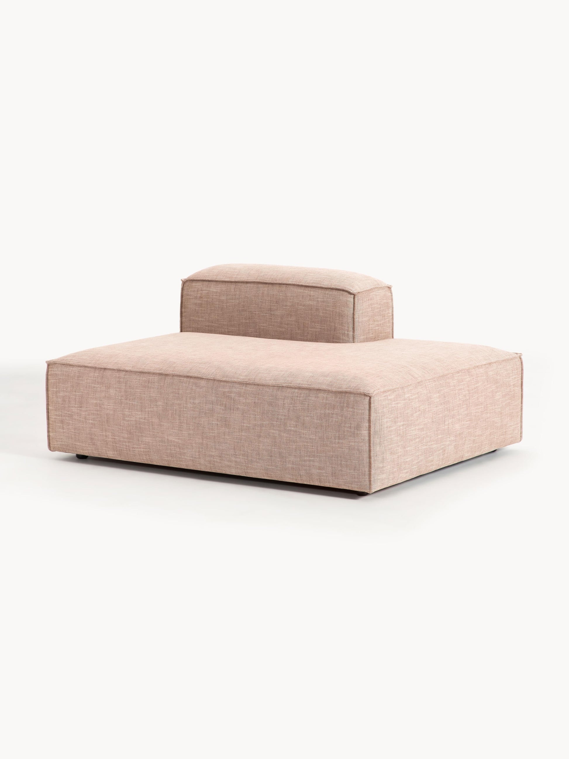 Lenmoray Ottoman Module in Linen Blend